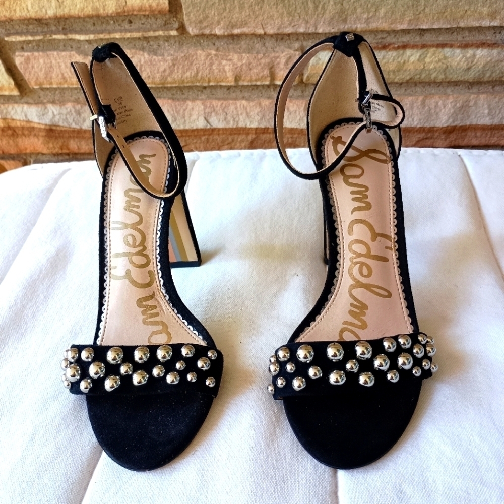 Sam Edelman Black Heels Elegant Design_6